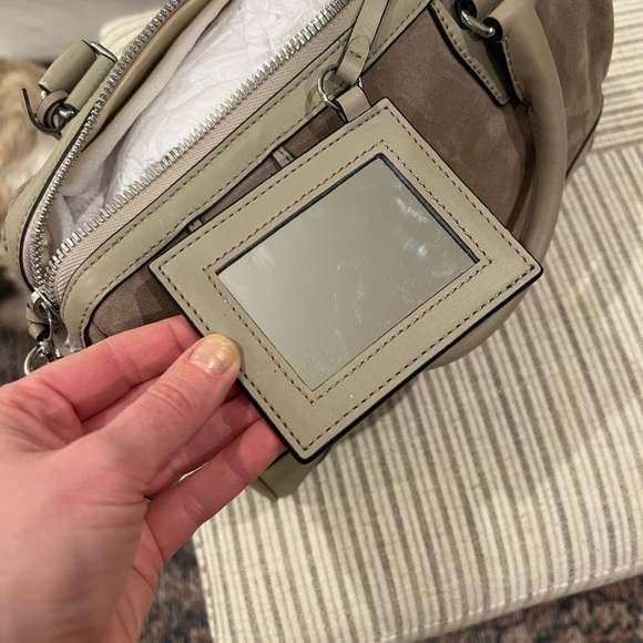 Rag & Bone Small Flight Bag in Grey Suede - Picture 7 of 8